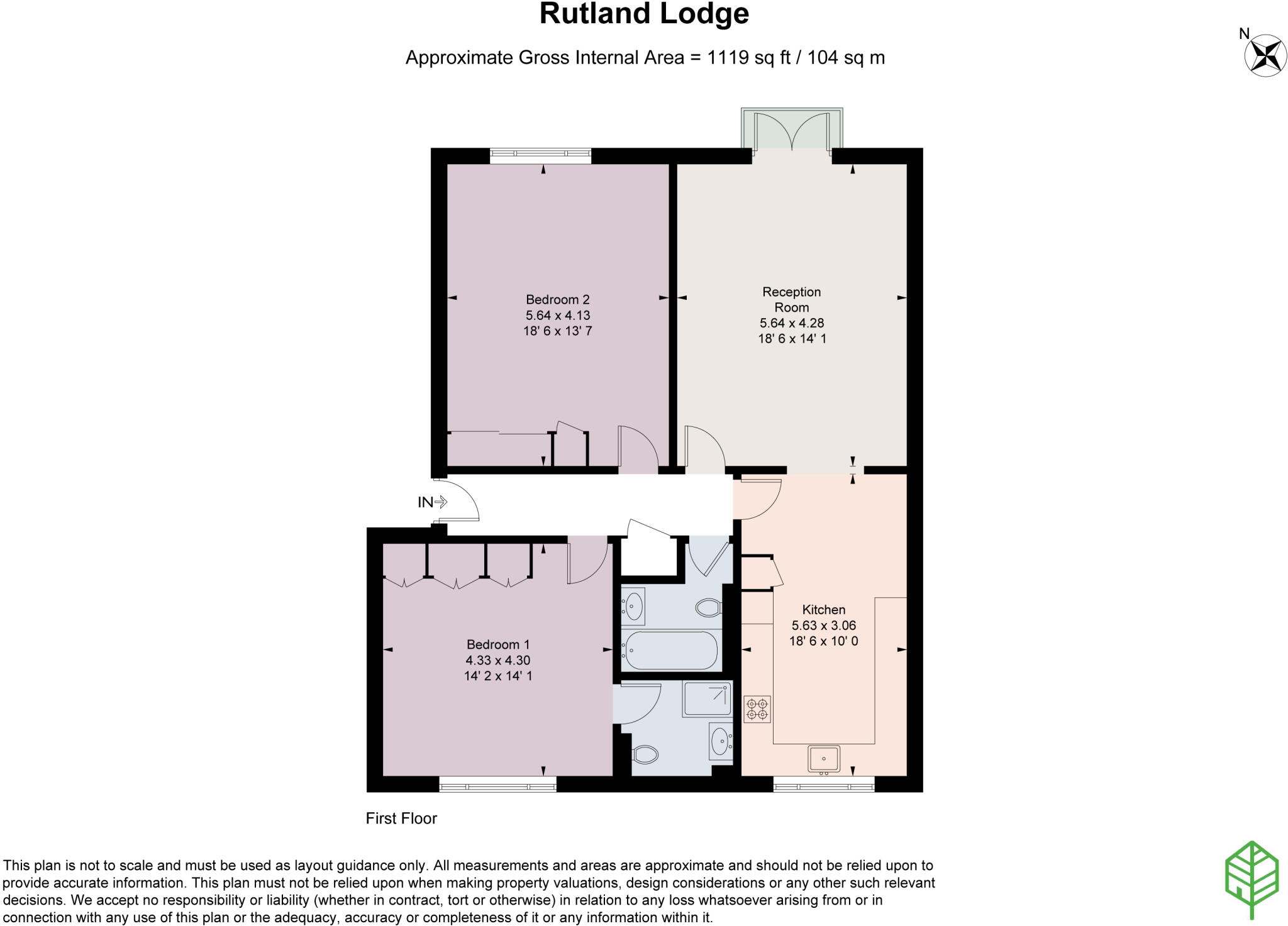 Clifton Road, London, SW19 floorplan