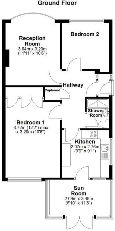Dorchester Gardens, Morecambe floorplan