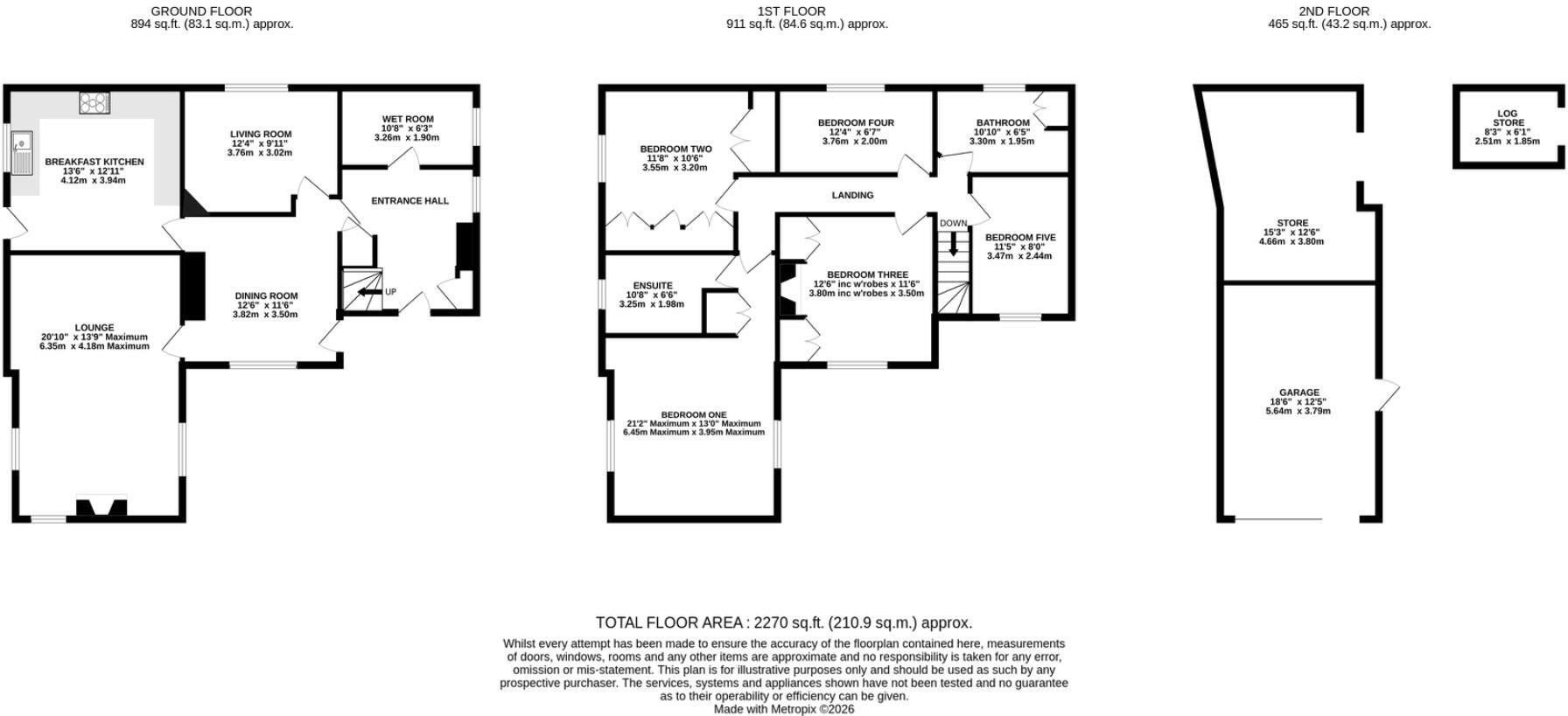 Eaton Lane, Cotebrook floorplan