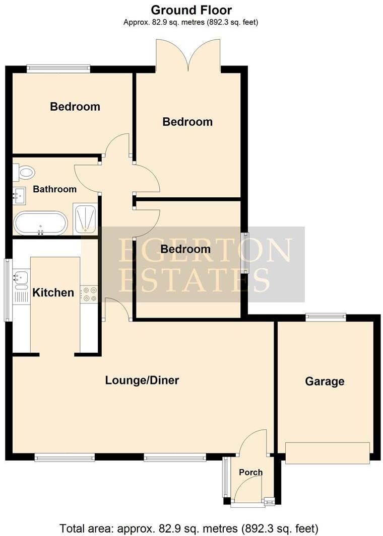 Trecastell, Parc Glan y Don, Bull Bay floorplan
