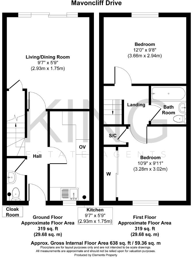 Mavoncliff Drive, Tattenhoe, Milton Keynes, Buckinghamshire, MK4 3DP floorplan