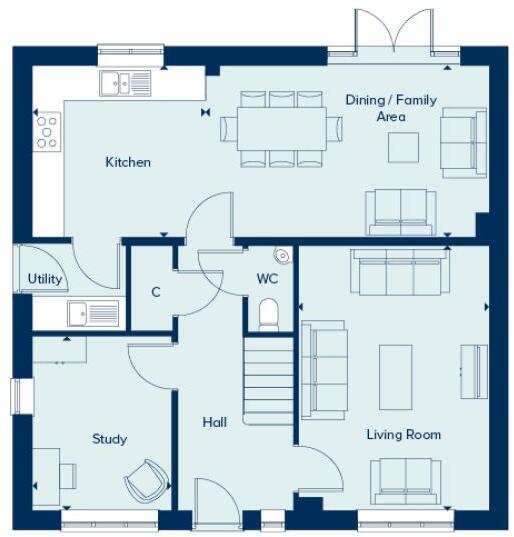 Branston, 
Staffordshire, 
DE13 9GS floorplan