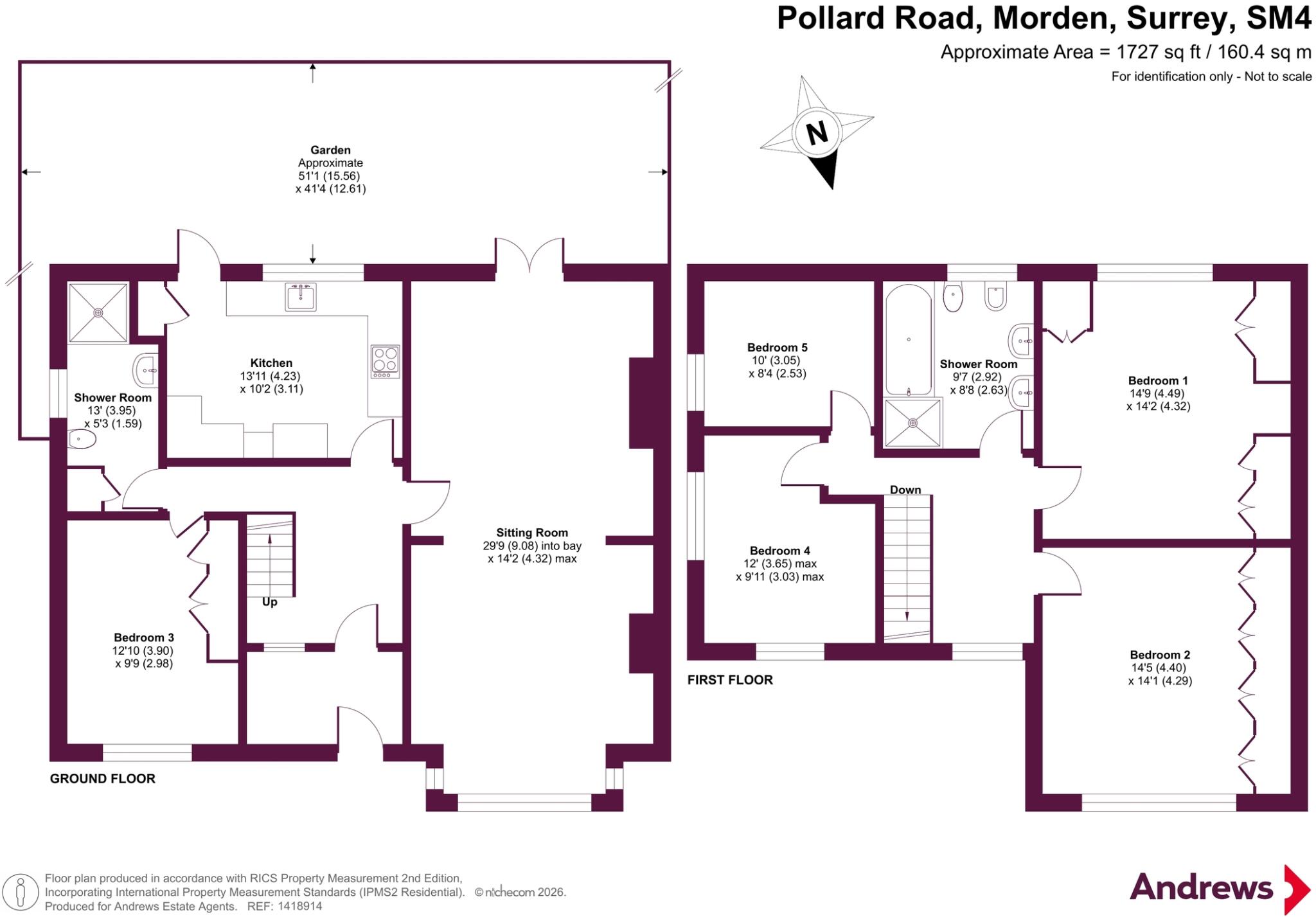 Pollard Road, Morden, Surrey, SM4 floorplan