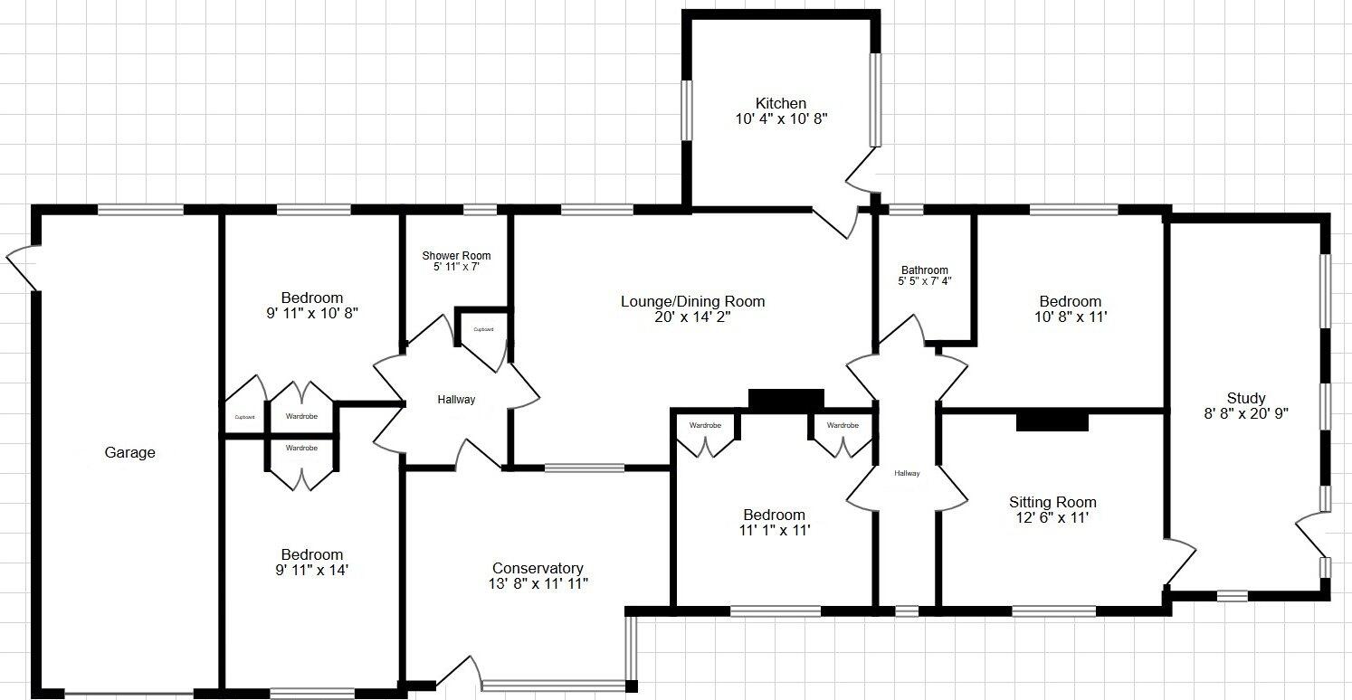 The Street, Swafield floorplan