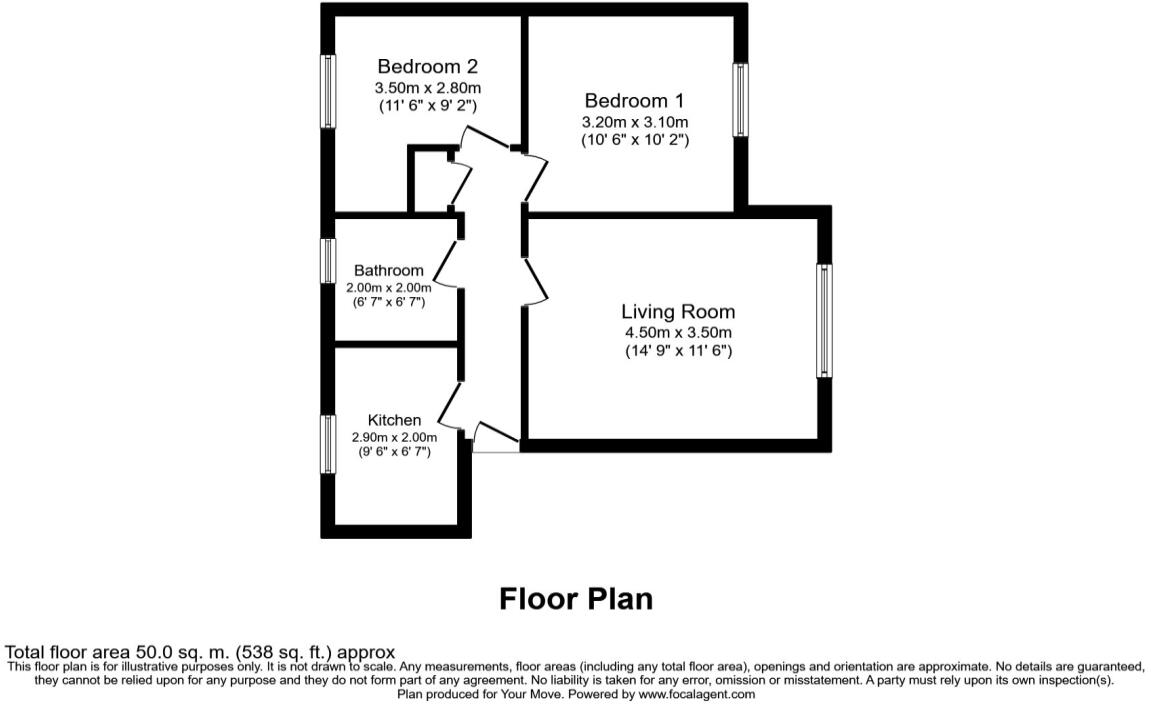 Island Way East, St. Marys Island, Chatham, Kent, ME4 floorplan