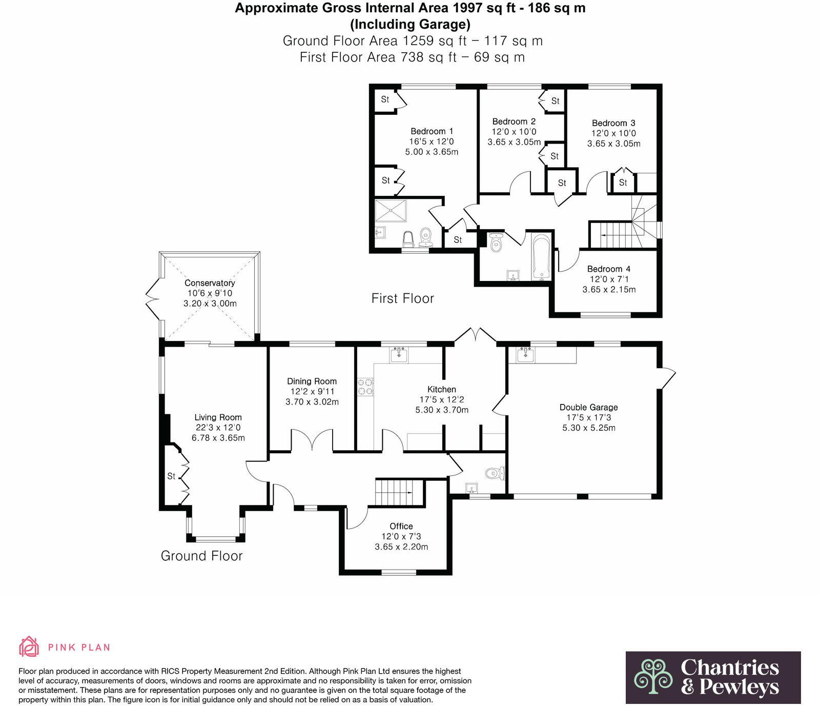 Woodcote, Cranleigh, GU6 8NZ floorplan