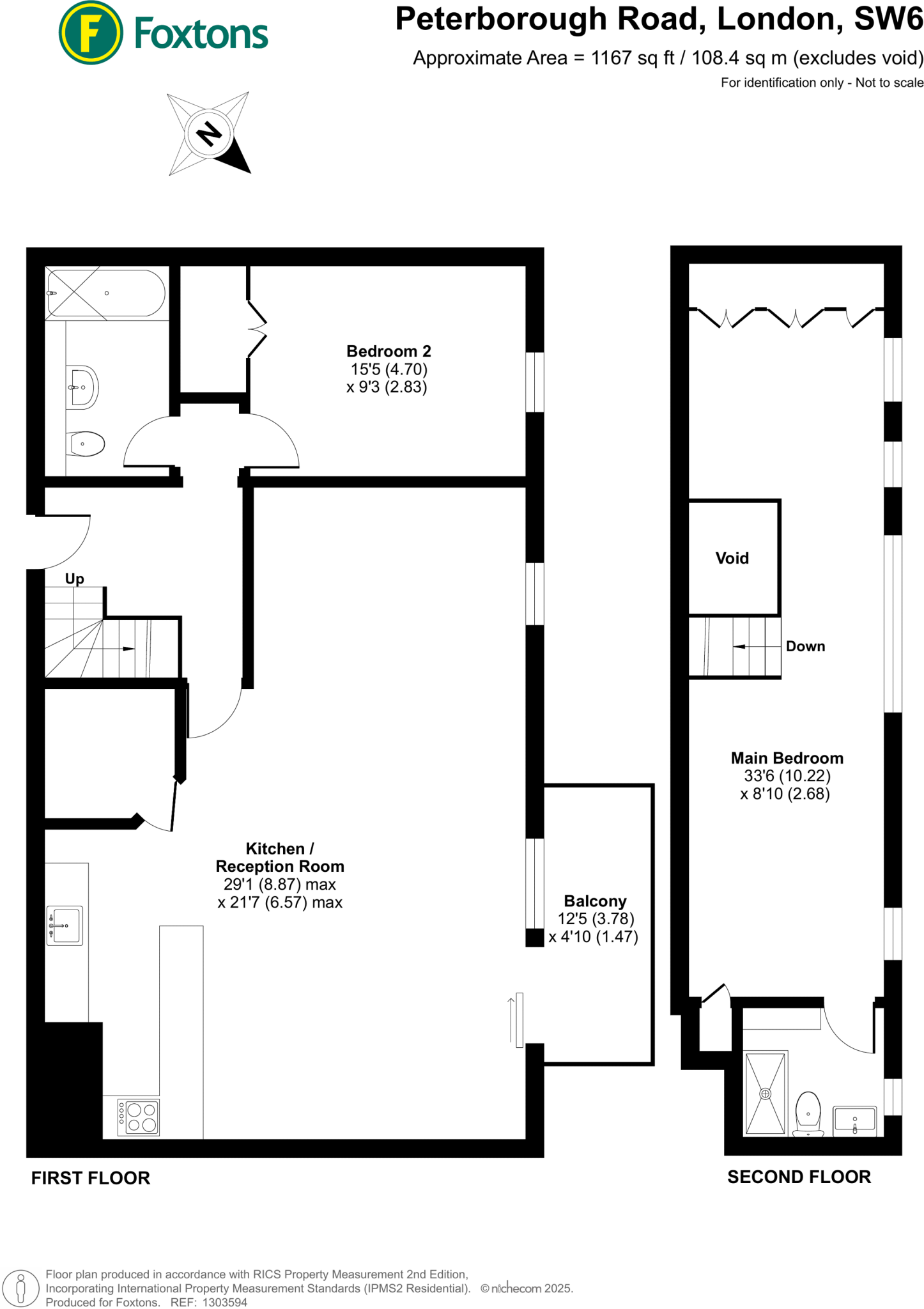 Peterborough Road, Parsons Green, London, SW6 floorplan
