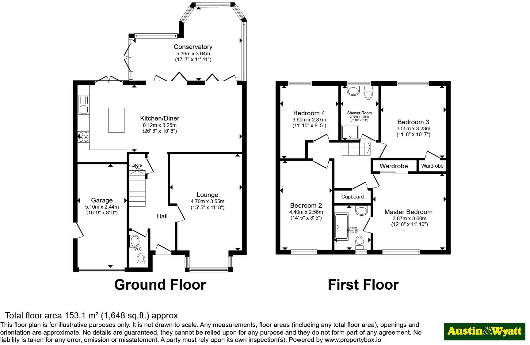 Pilsdon Drive, Canford Heath, Poole, Dorset, BH17 floorplan