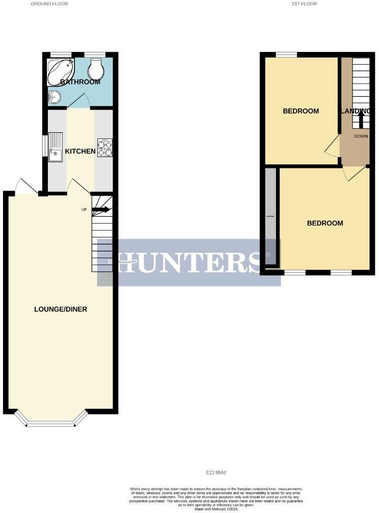 Patrick Road, London E13 9QE floorplan