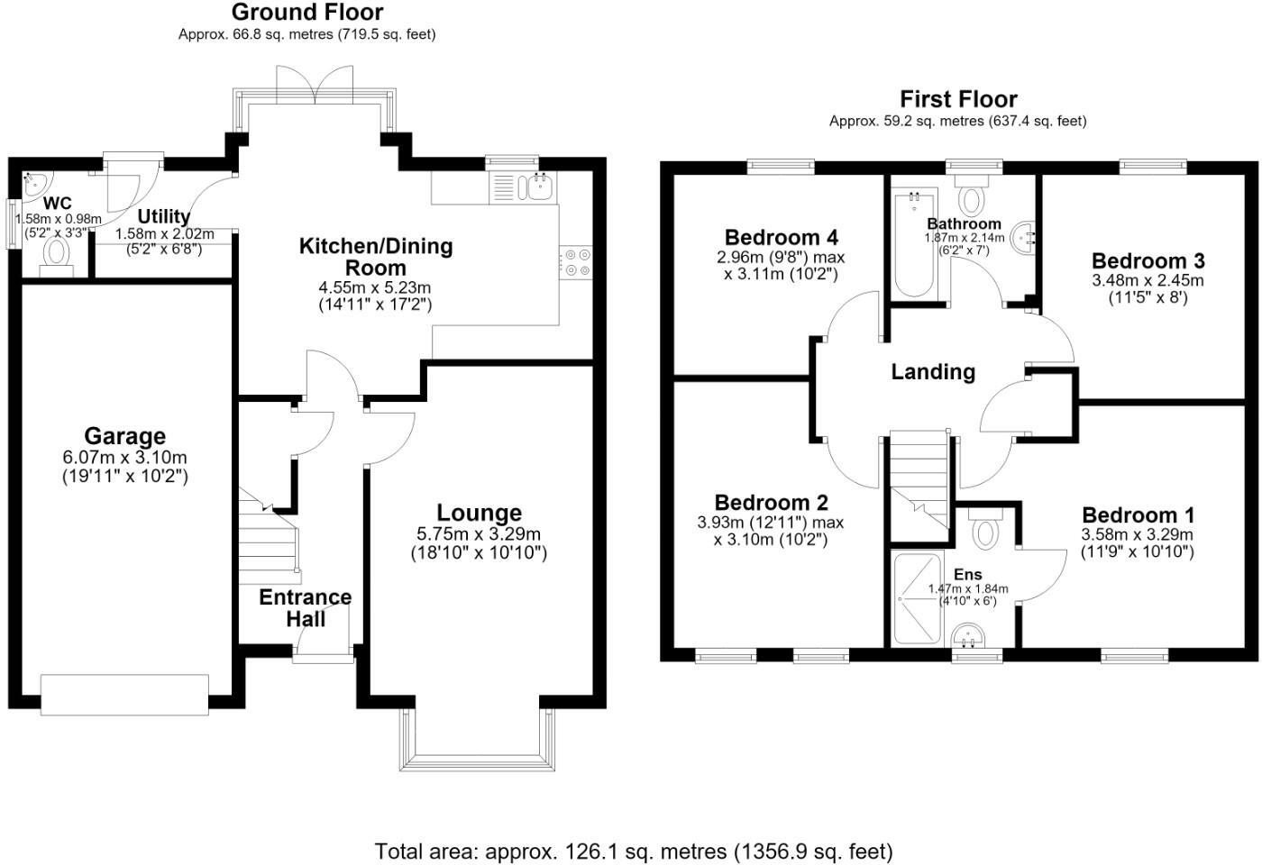 Crompton Way, Ogmore-By-Sea, Bridgend, Vale of Glamorgan, CF32 0QF floorplan