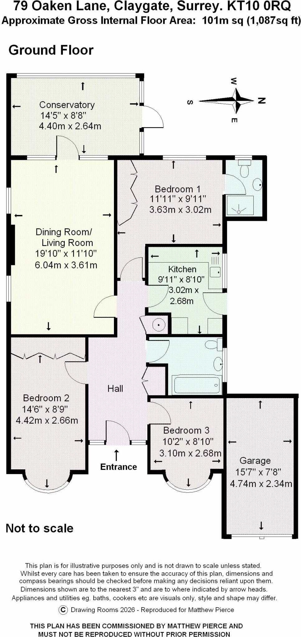 Oaken Lane, Esher floorplan