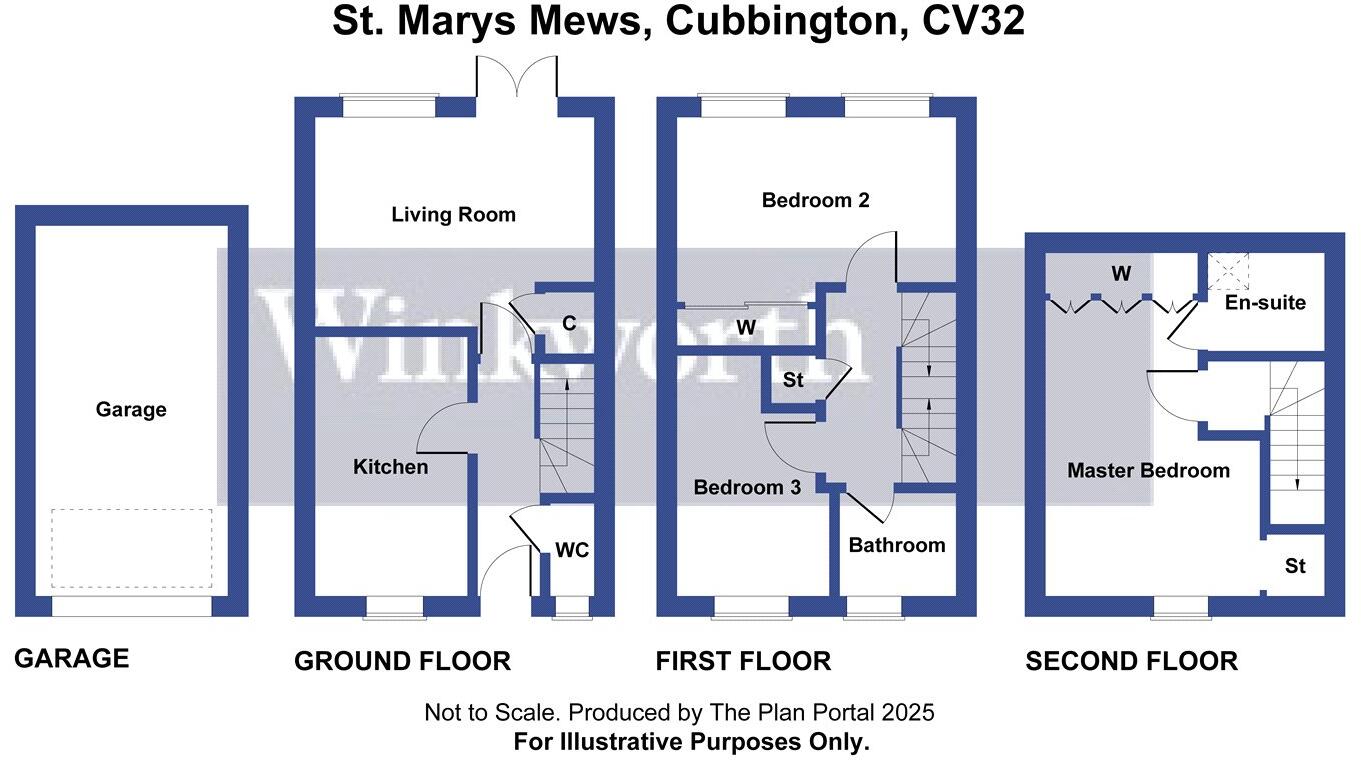 St. Marys Mews, Cubbington, Leamington Spa, Warwickshire, CV32 floorplan