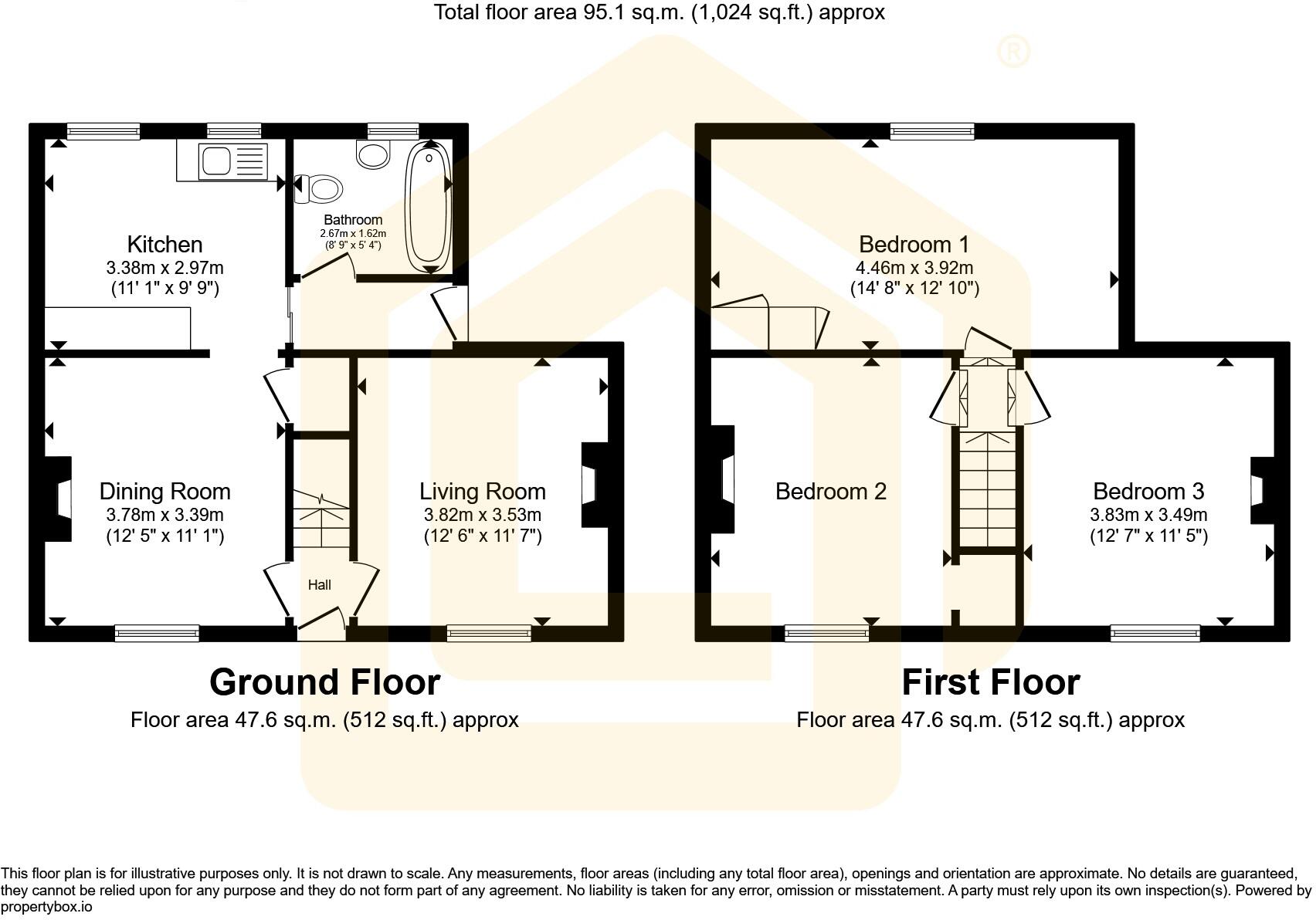 22 West Terrace, Stoke on Trent, ST6 6QZ floorplan