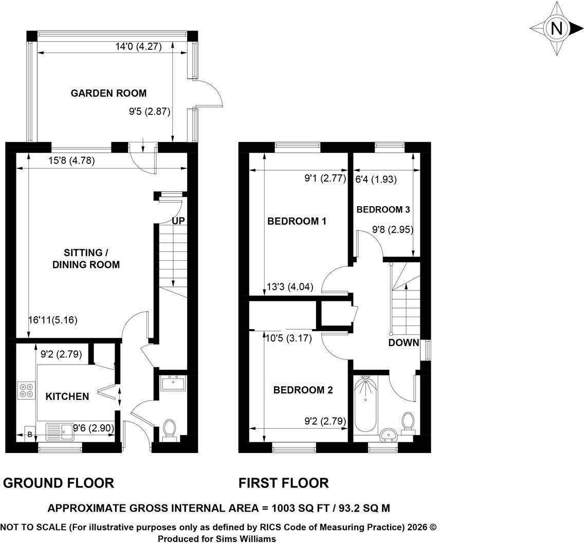 1, Mustang Close floorplan