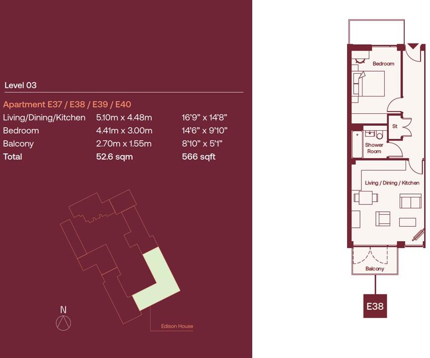 Edison House, Campfield Road, St. Albans, AL1 floorplan