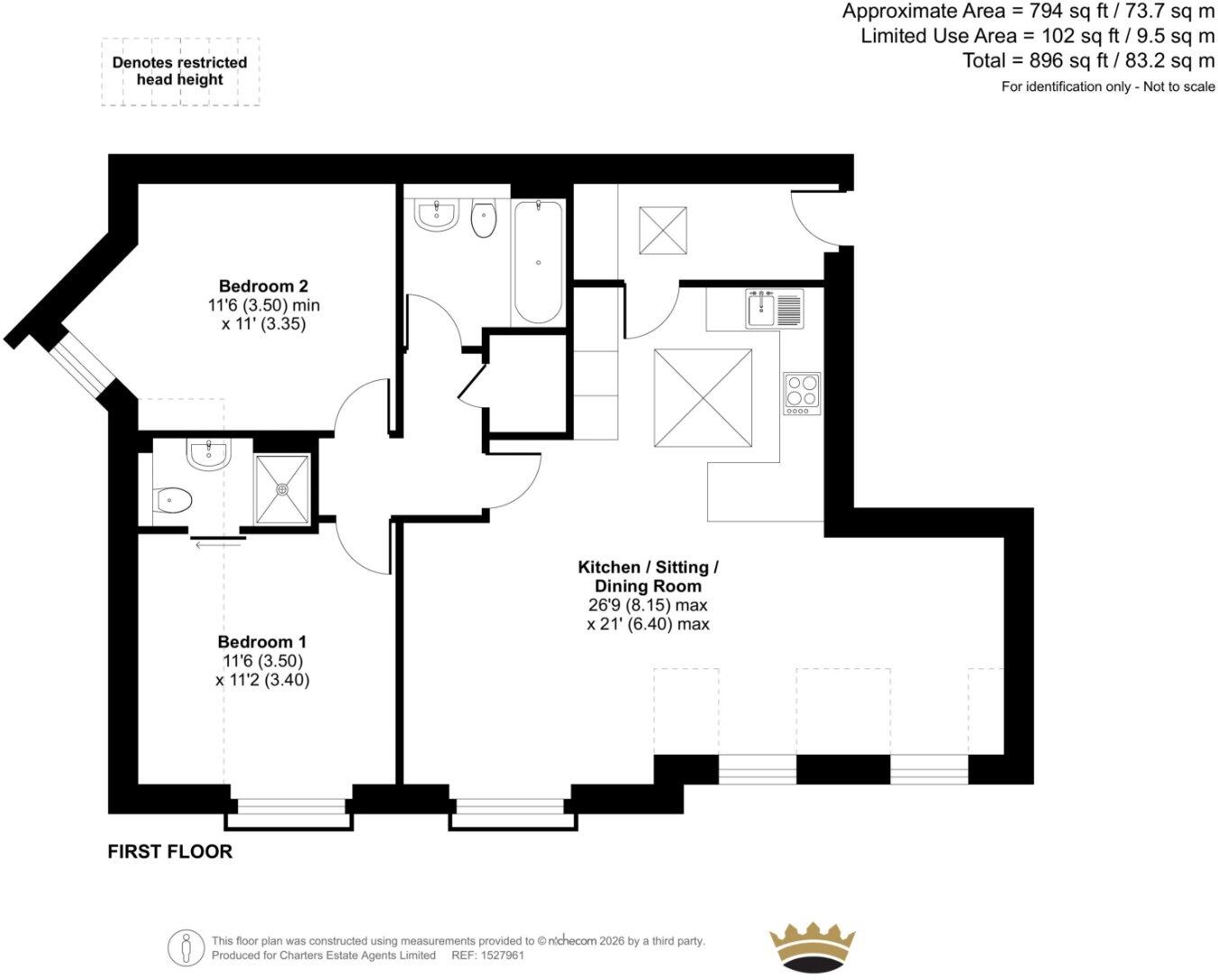 Brook Street, Bishops Waltham, Southampton, Hampshire, SO32 floorplan