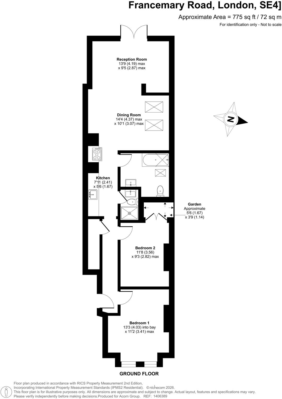 Francemary Road, London floorplan