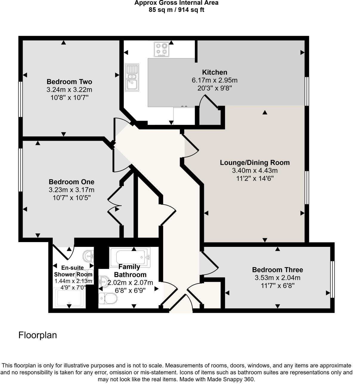 Rimini House, Cardiff Bay. CF10 4DH floorplan