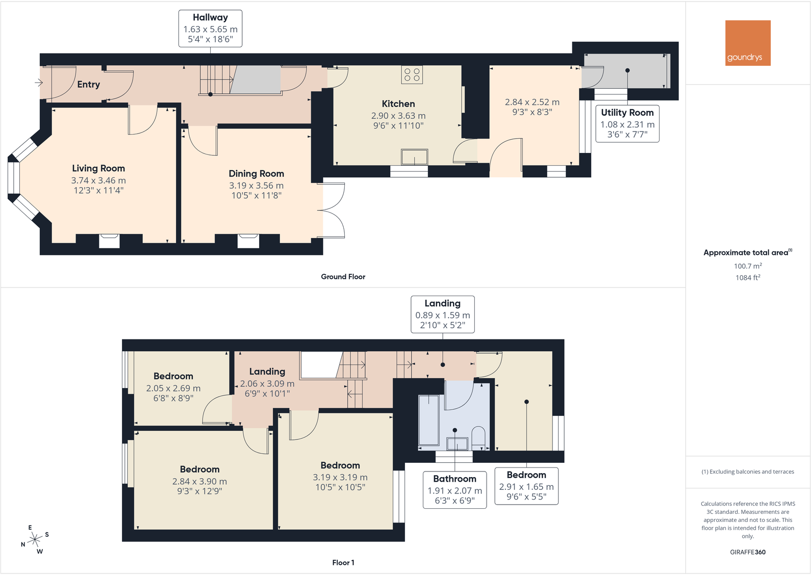 Coronation Terrace, Truro floorplan