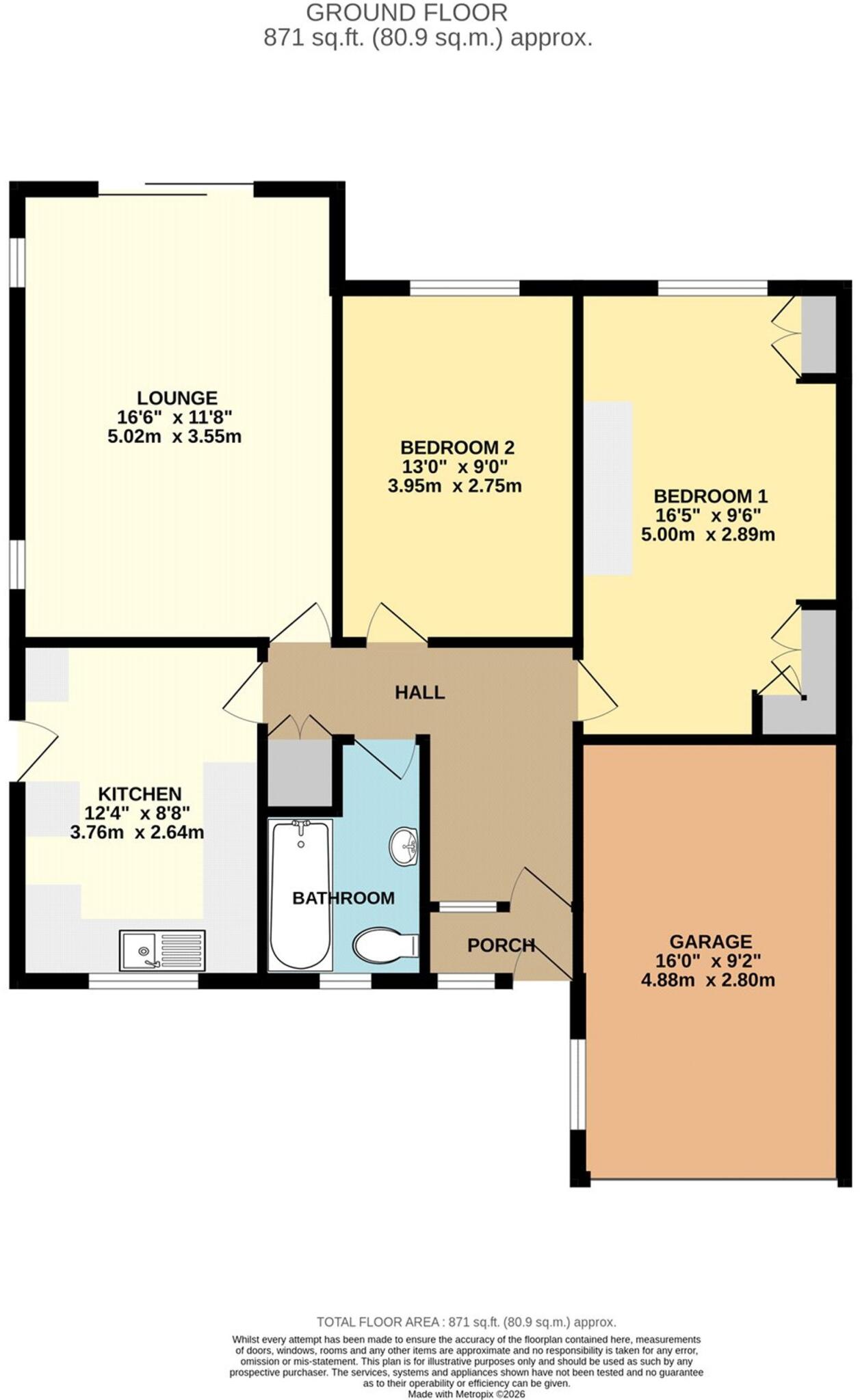 Church Close, Grimsby, DN32 floorplan