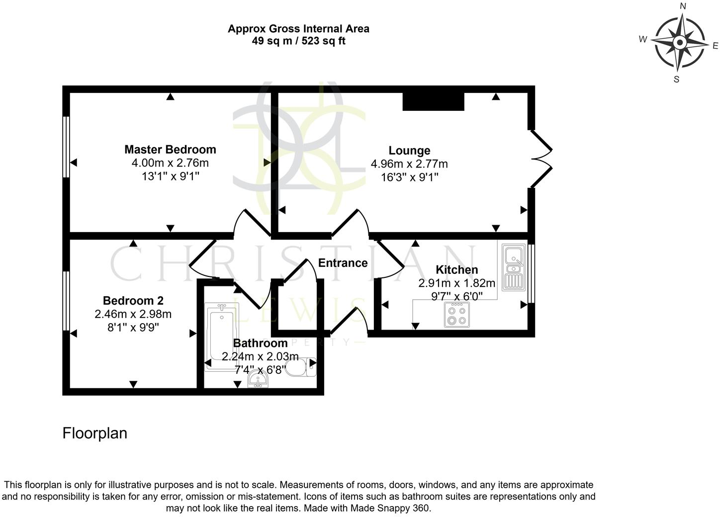 Old Market Court, Pershore floorplan
