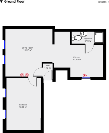 Baxter Gate, Loughborough floorplan
