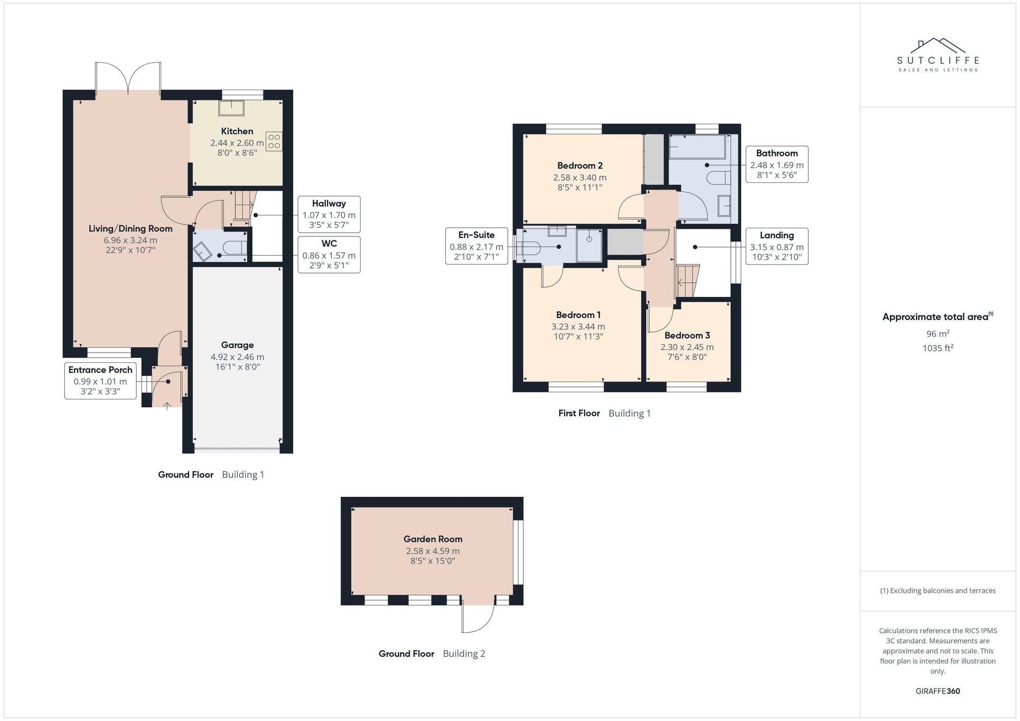 Kirkland Drive, Garstang, PR3 floorplan
