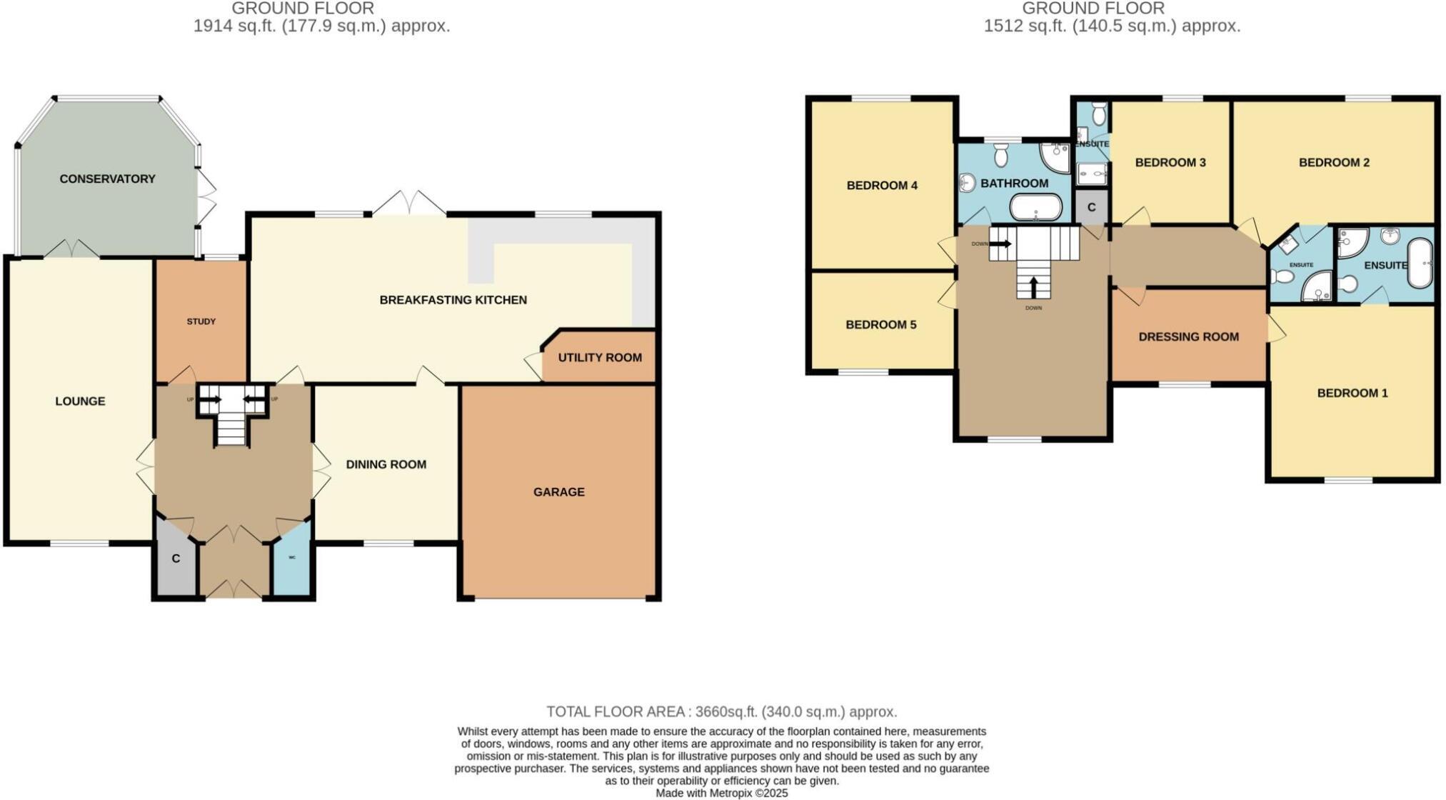 Kingswood, Langley Park, Durham, DH7 floorplan