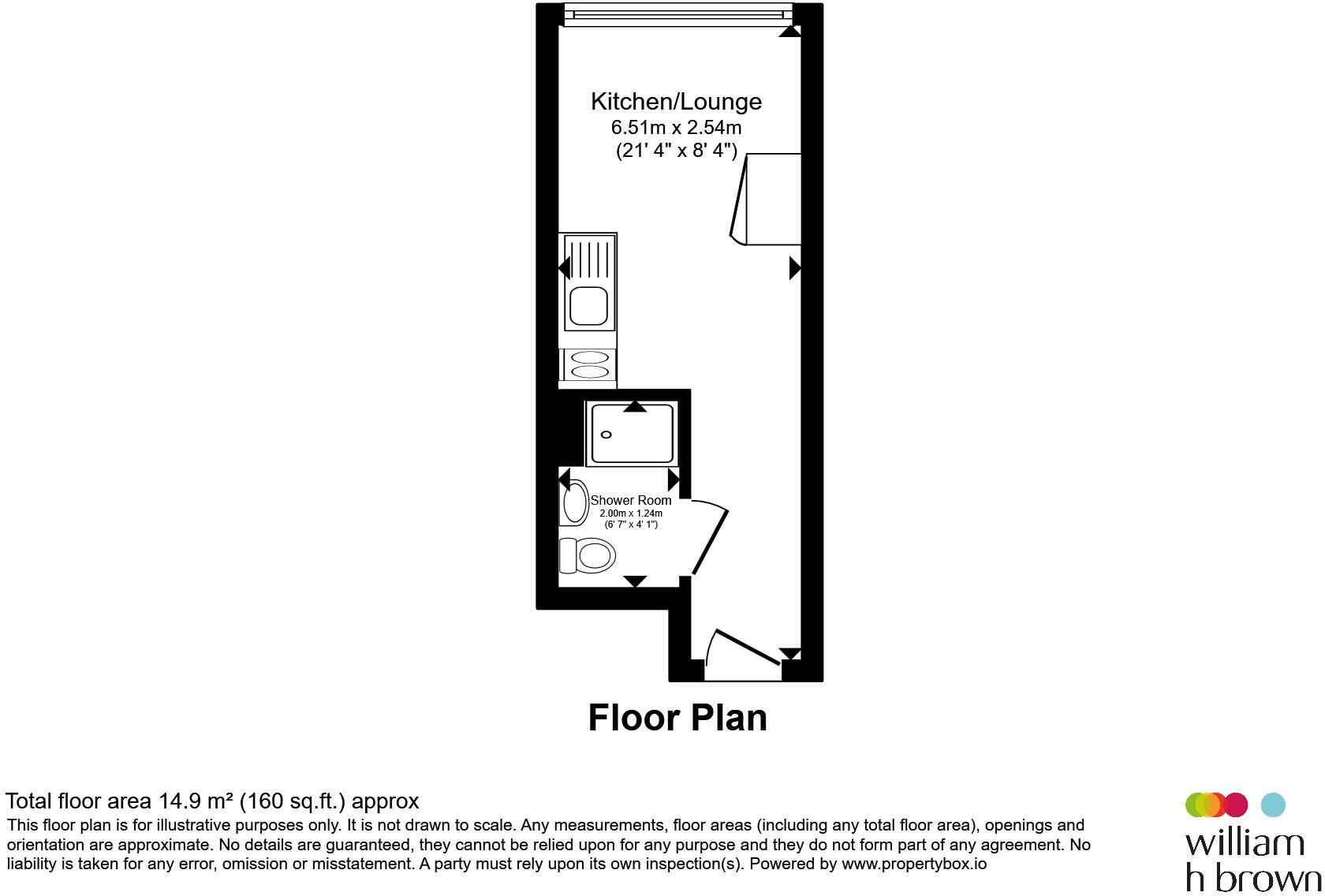 Hounds Gate, Nottingham floorplan