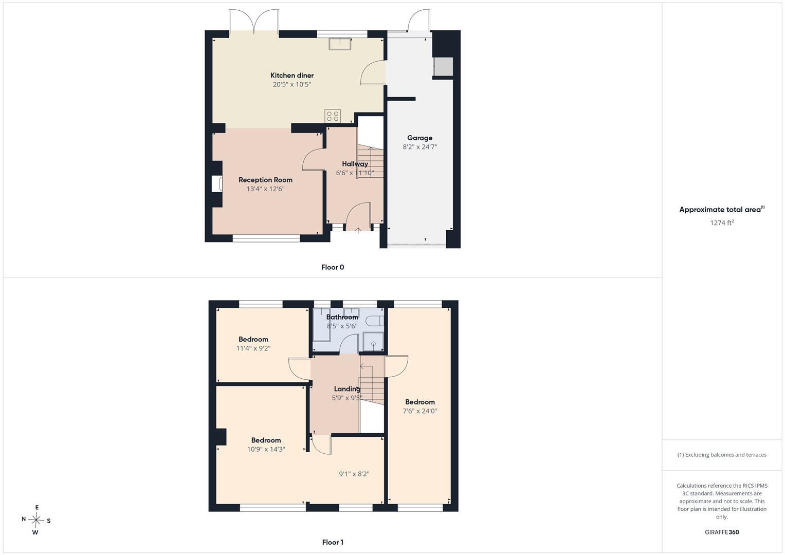 Claremont Road, Whitley Bay floorplan