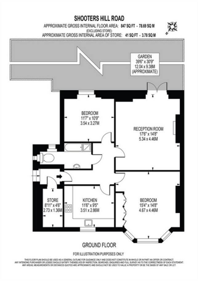 Shooters Hill Road, London SE3 floorplan
