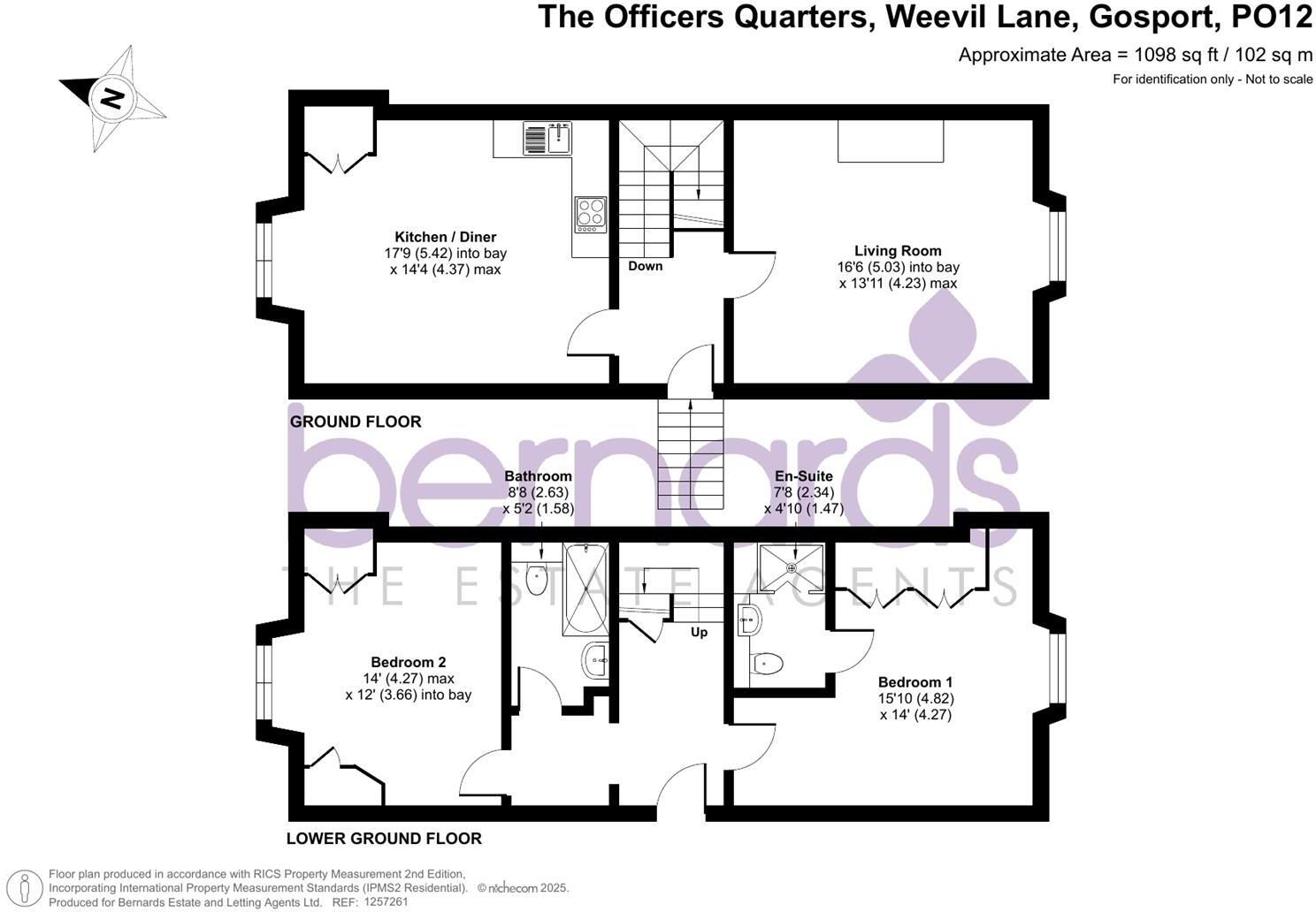 The Officers Quarters, Weevil Lane, Gosport floorplan