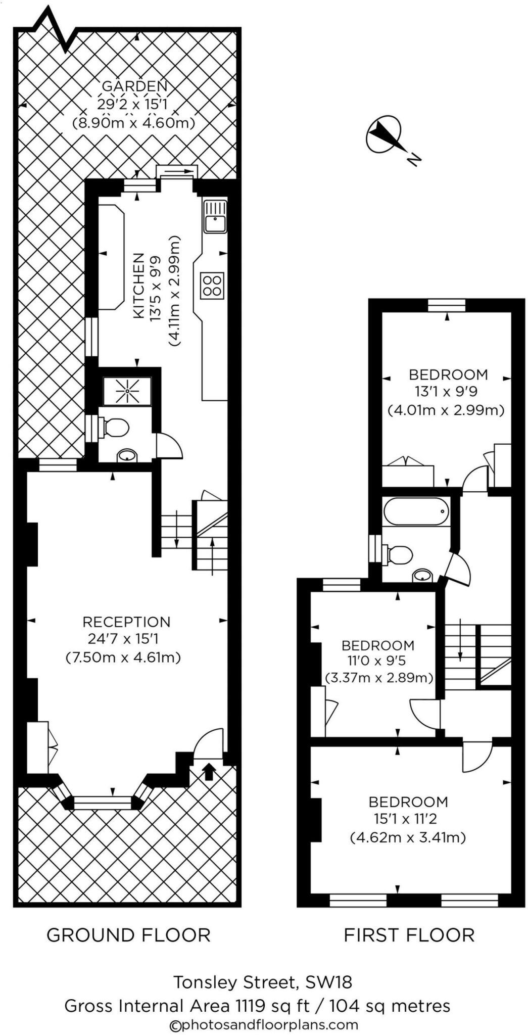 Tonsley Street, Wandsworth, SW18 floorplan