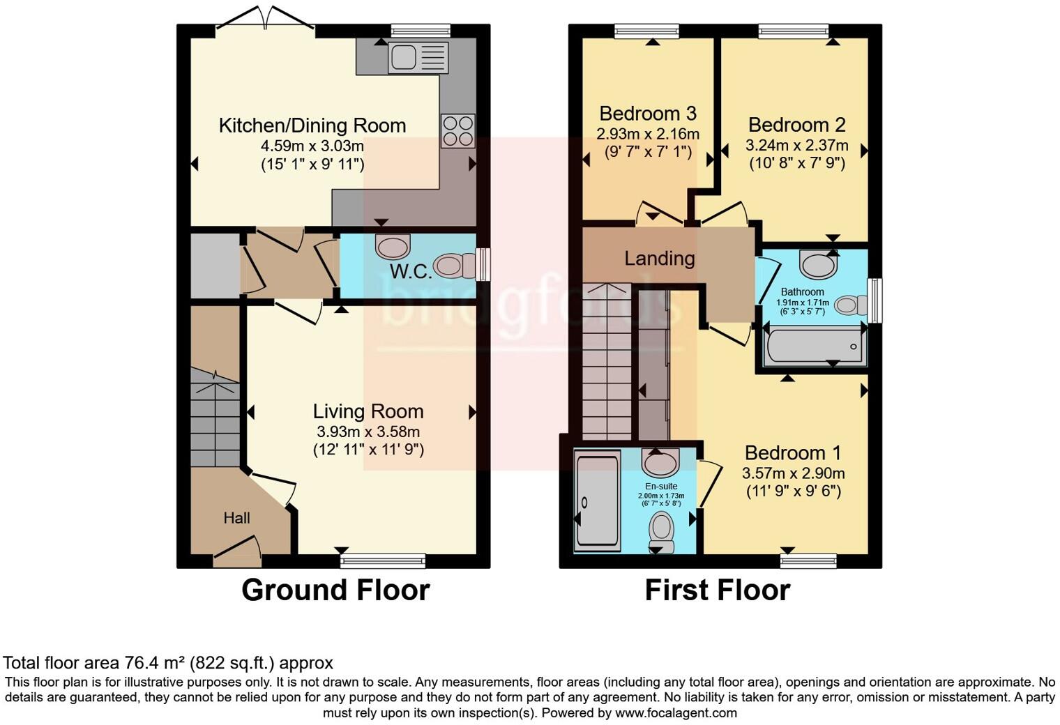 Falstaff Gardens, Appleton, Warrington, Cheshire, WA4 floorplan
