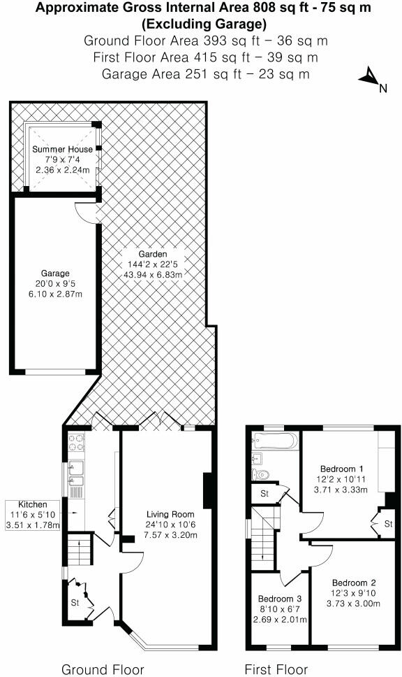 Bagley Close, Kennington, OX1 floorplan