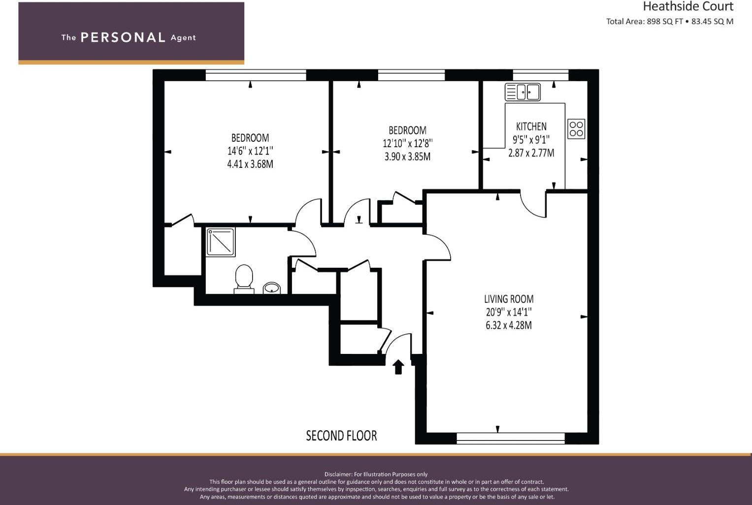 Tadworth Street, Tadworth floorplan