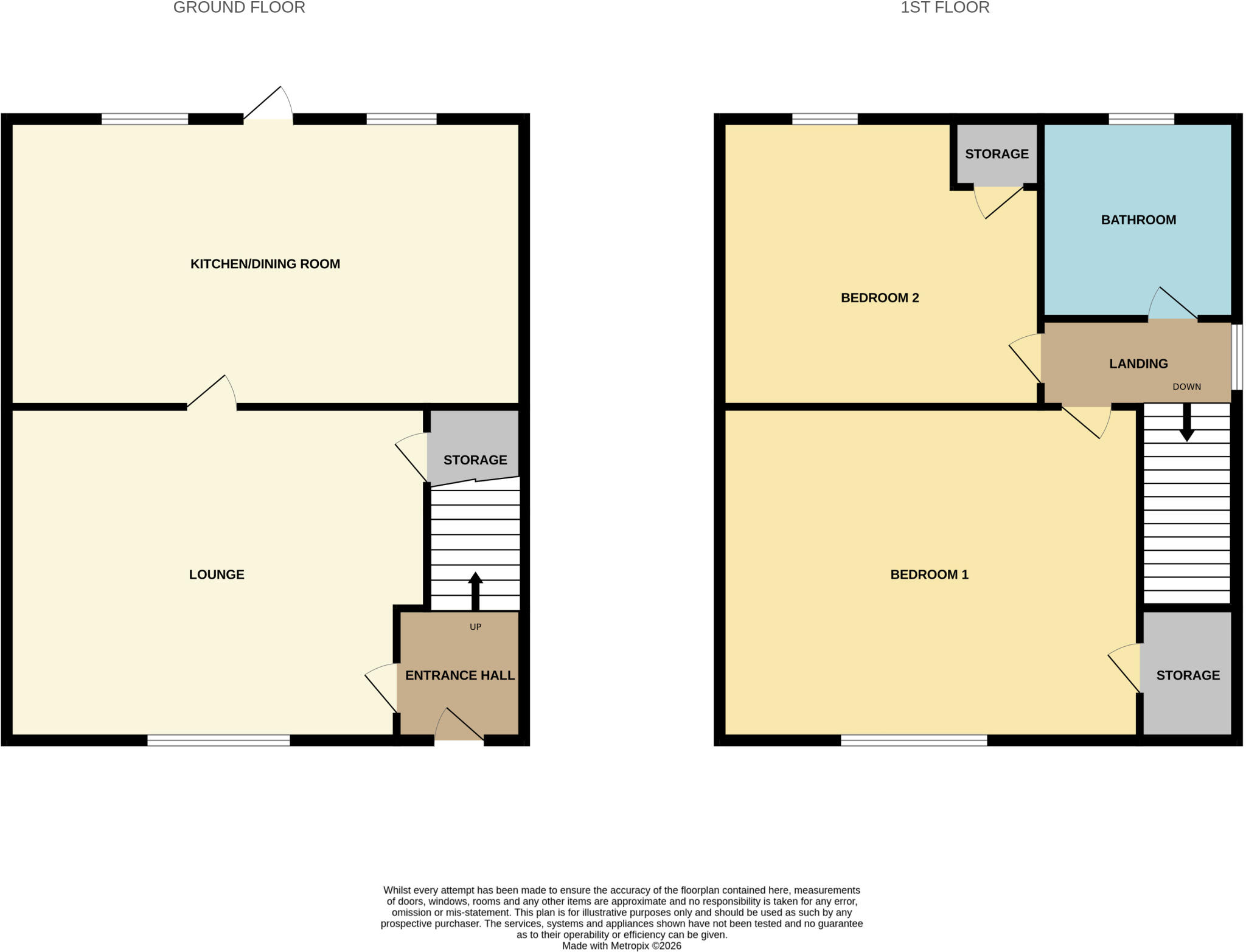 Main Street, Tatenhill, Burton-on-Trent, Staffordshire, DE13 floorplan