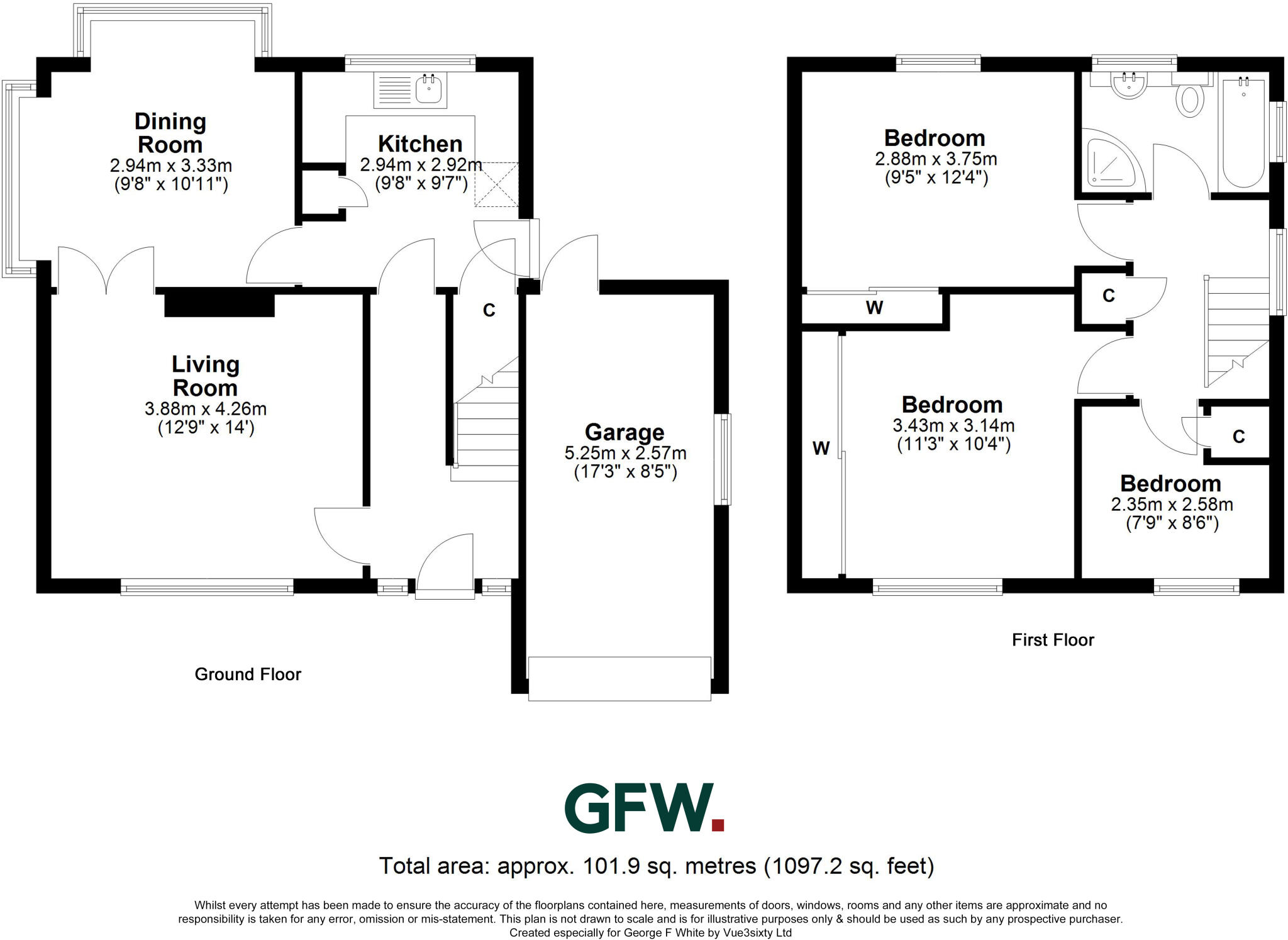 Greenways, Sunnybrow, Crook, Durham, DL15 floorplan