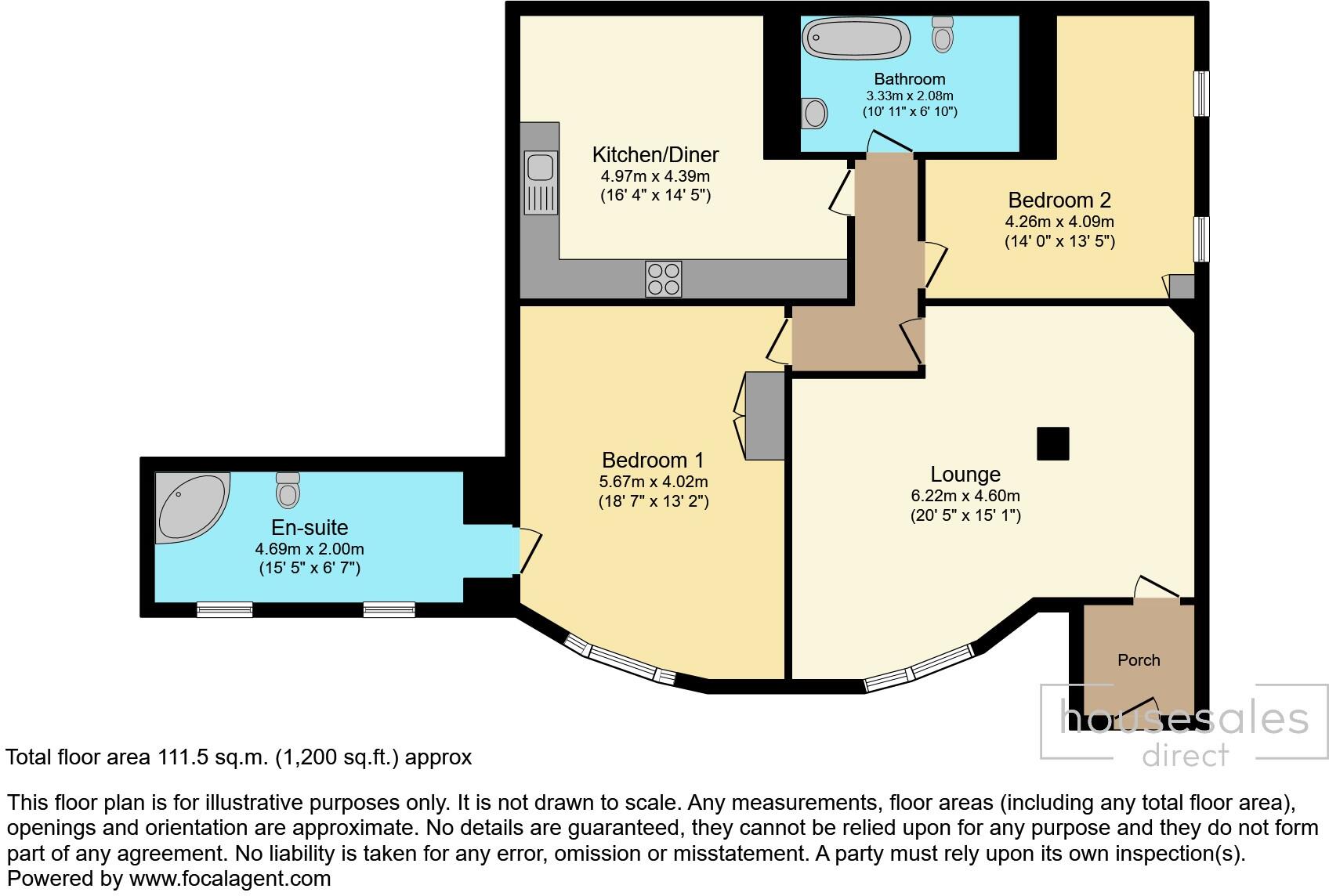9b Marine Parade Kirn, Dunoon, PA23 floorplan