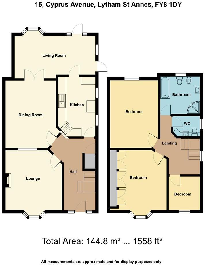 Cyprus Avenue, Fairhaven, Lytham St Annes floorplan