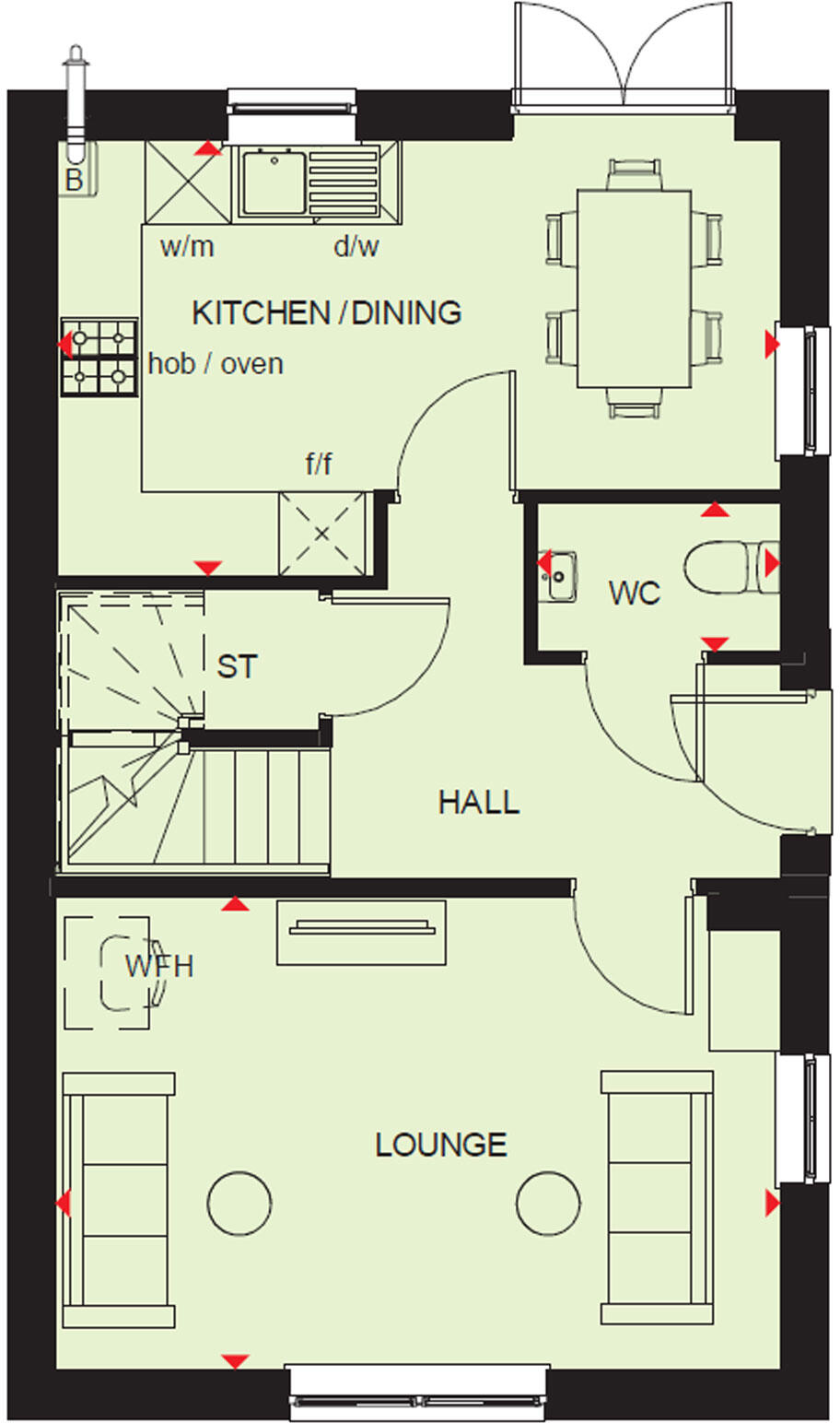 Queensway, 
Apley, 
Telford, 
Telford and Wrekin, 
TF1 6DA floorplan