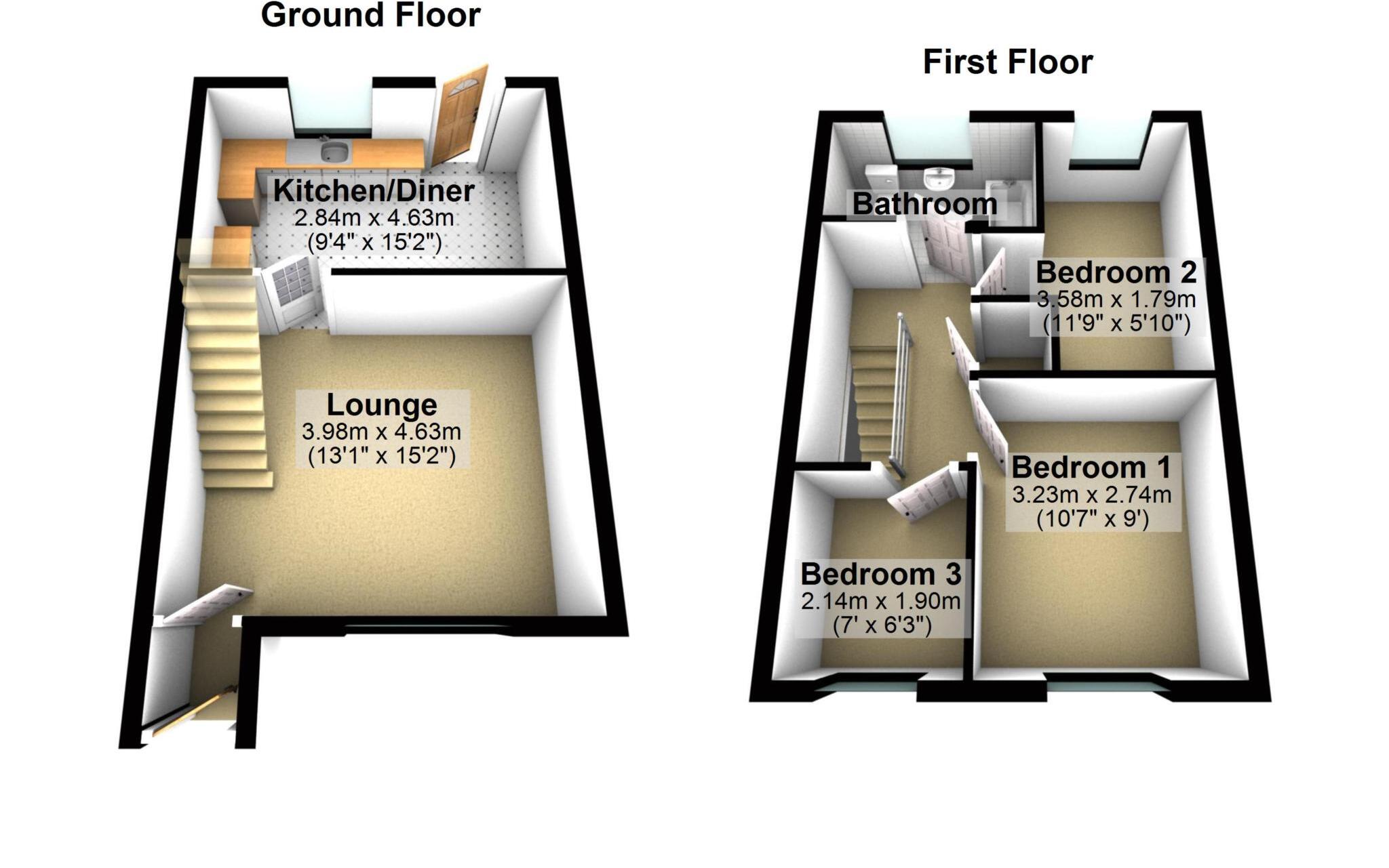 Wroxham Road, London ** VIDEO & 3D FLOORPLAN AVAILABLE ** floorplan