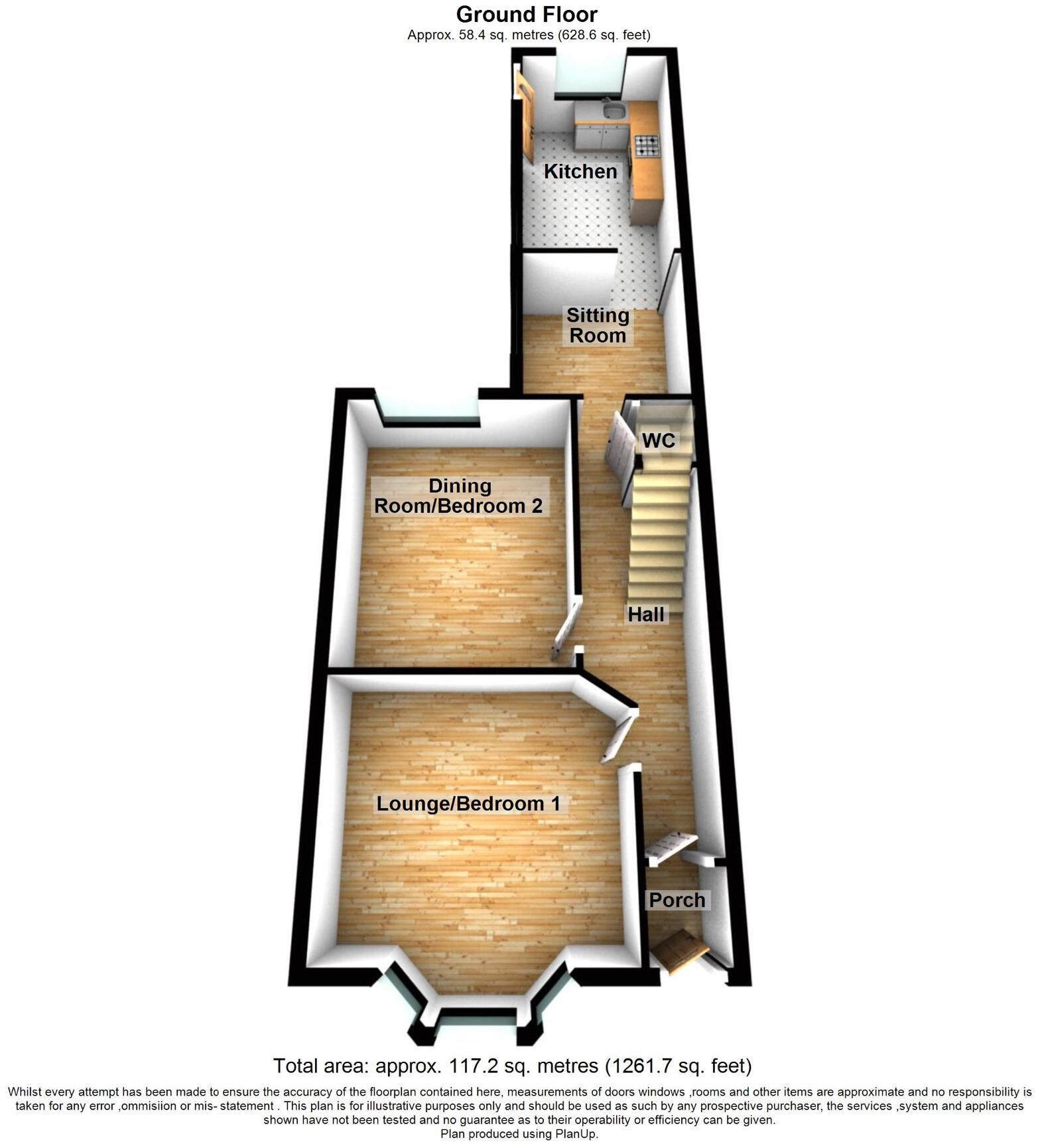 Room 6, 4 Stow Hill, Pontypridd floorplan