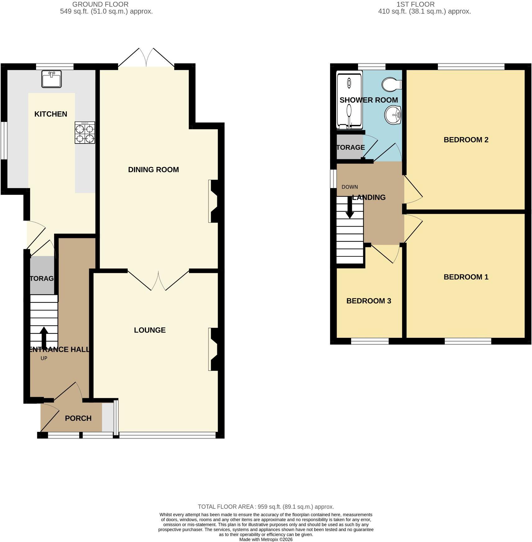 Granny Hall Lane, Brighouse, HD6 2JG floorplan