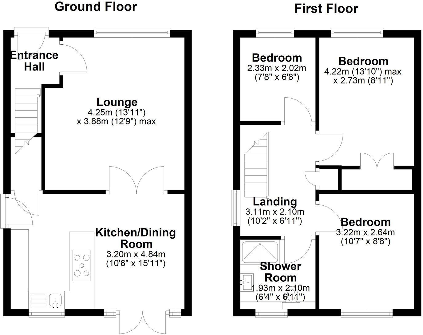 Rosedale Gardens, Barnsley floorplan