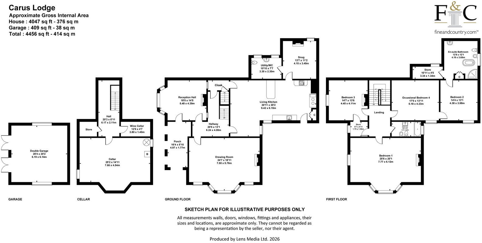 Carus Lodge, Slyne, Lancaster, LA2 6BL floorplan