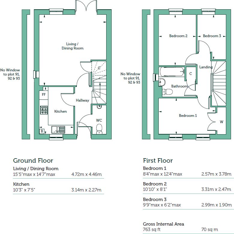 Greenfields Road, East Dereham, NR20 3TE floorplan
