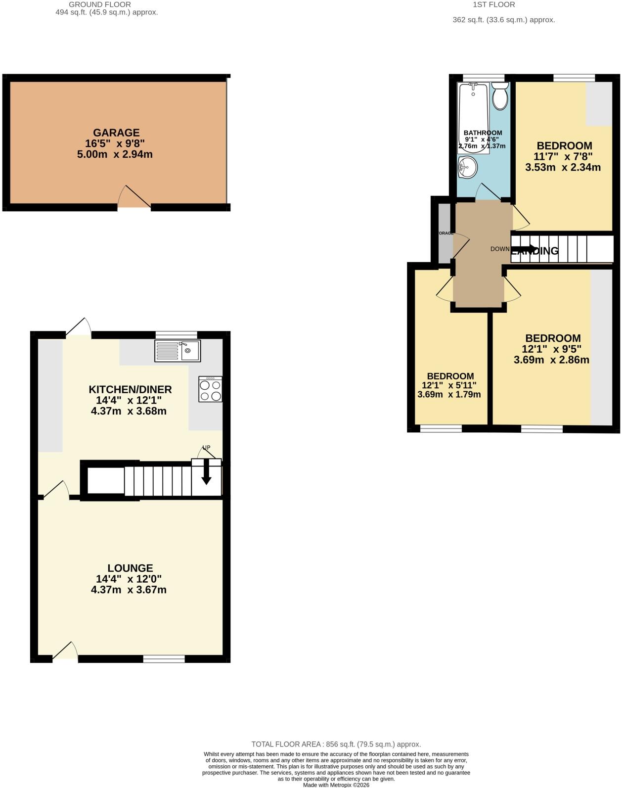Auriga Street, Market Harborough, Leicestershire, LE16 floorplan