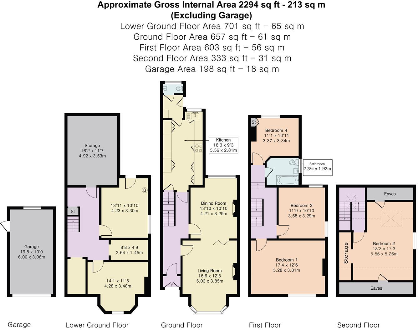 Rocky Lane, Monton, Manchester floorplan