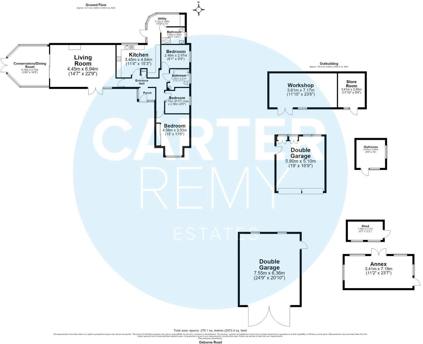 Osborne Road, Bowers Gifford, SS13 floorplan